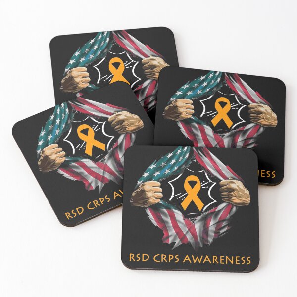 Item preview, RSD CRPS Awareness American Flag designed and sold by ArangoaStore.
