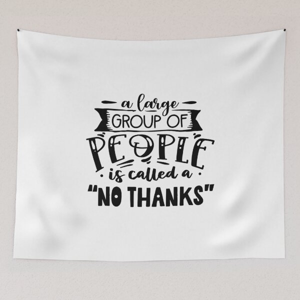 Item preview, A large group of people is called a no thanks designed and sold by yassiny.