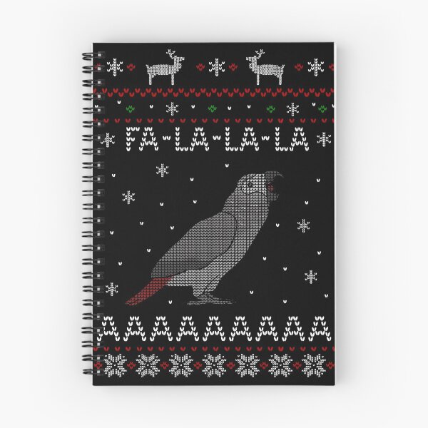 Item preview, FA LA LA Ugly Christmas African Grey designed and sold by FandomizedRose.