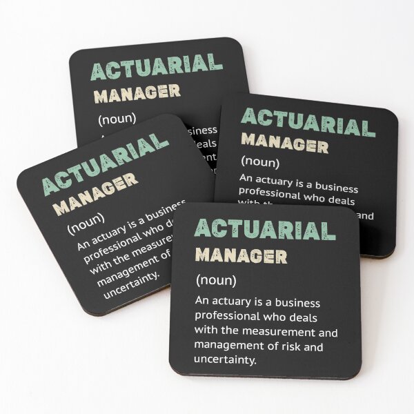 Item preview, actuarial manager - Gift For Risk Management Analyst designed and sold by Essakhi12.