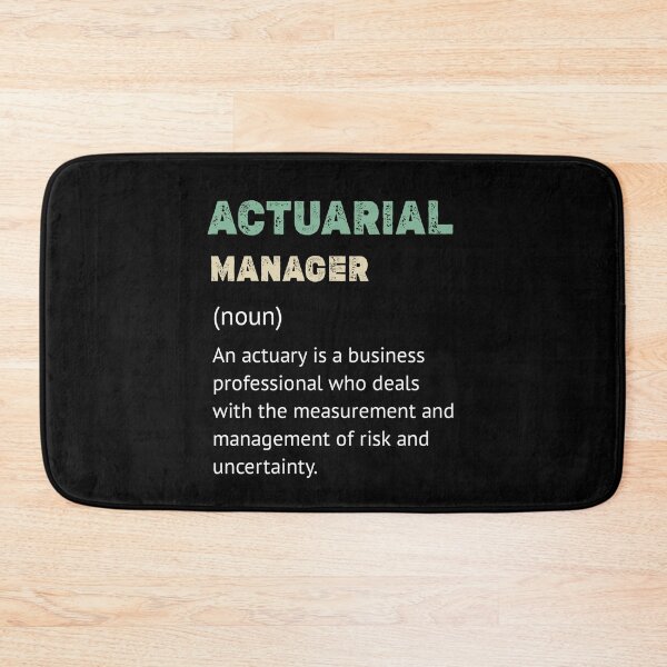 Item preview, actuarial manager - Gift For Risk Management Analyst designed and sold by Essakhi12.