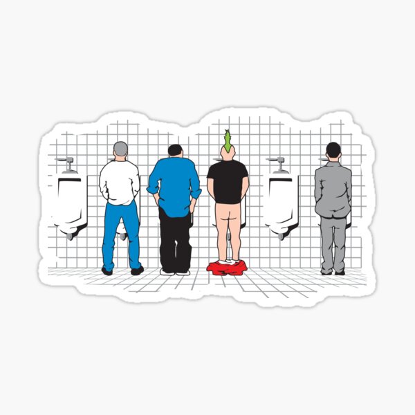 Vista previa del artículo con la obra «Baño de hombres», diseñado y vendido por voorheis.