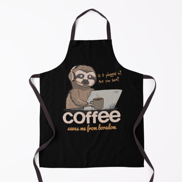 Item preview, Funny Tech Support Sloth Cartoon designed and sold by MrEddie10.