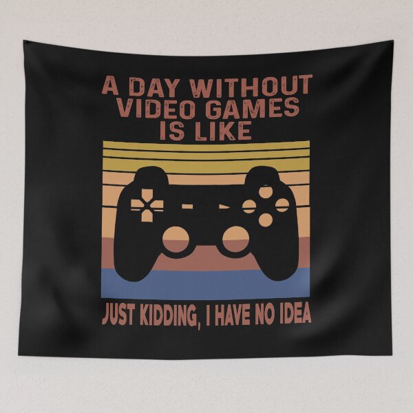 Item preview, A Day Without Video Games Is Like Retro Vintage Gamer Gift designed and sold by Sarah38.