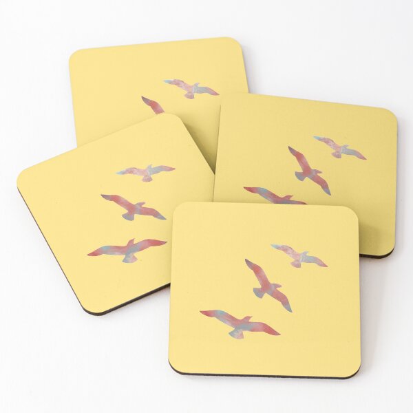 Item preview, Oil Paint Bird Silhouettes designed and sold by ViolettLight.