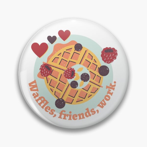 Item preview, Leslie Knope Parks and Recreation Cute Waffle Friendship Quote  designed and sold by Dani Mullins.