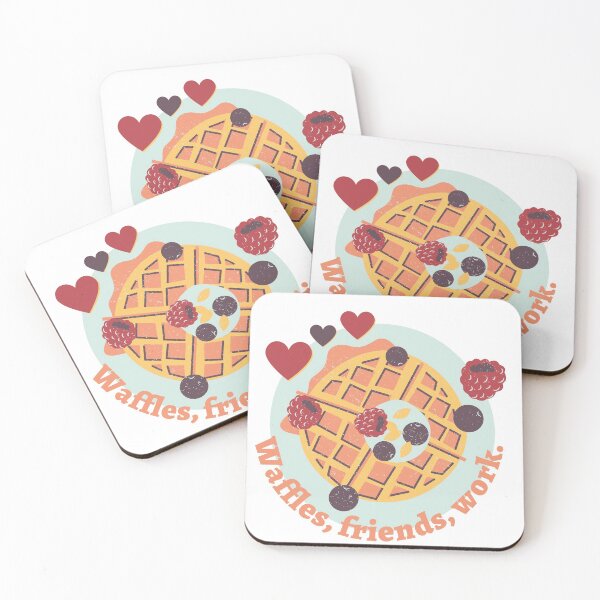 Item preview, Leslie Knope Parks and Recreation Cute Waffle Friendship Quote  designed and sold by Dani Mullins.