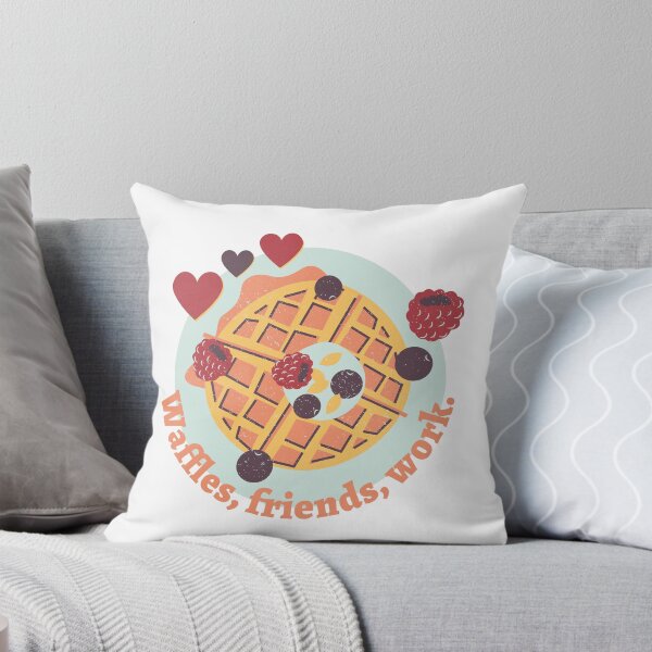 Item preview, Leslie Knope Parks and Recreation Cute Waffle Friendship Quote  designed and sold by Dani Mullins.