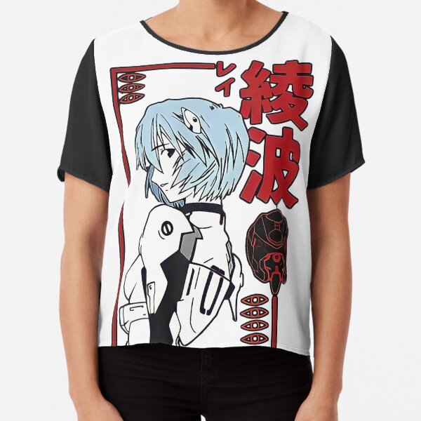 Rei Ayanami Red Style Chiffon Top