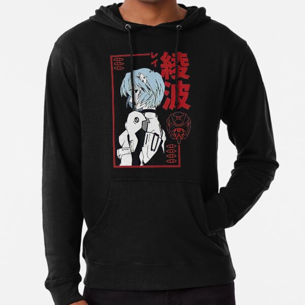 Rei Ayanami  Red Style  Lightweight Hoodie