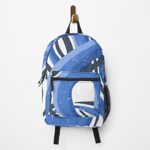 Item preview, Abstract blue lines in graffiti style designed and sold by Between Clouds.
