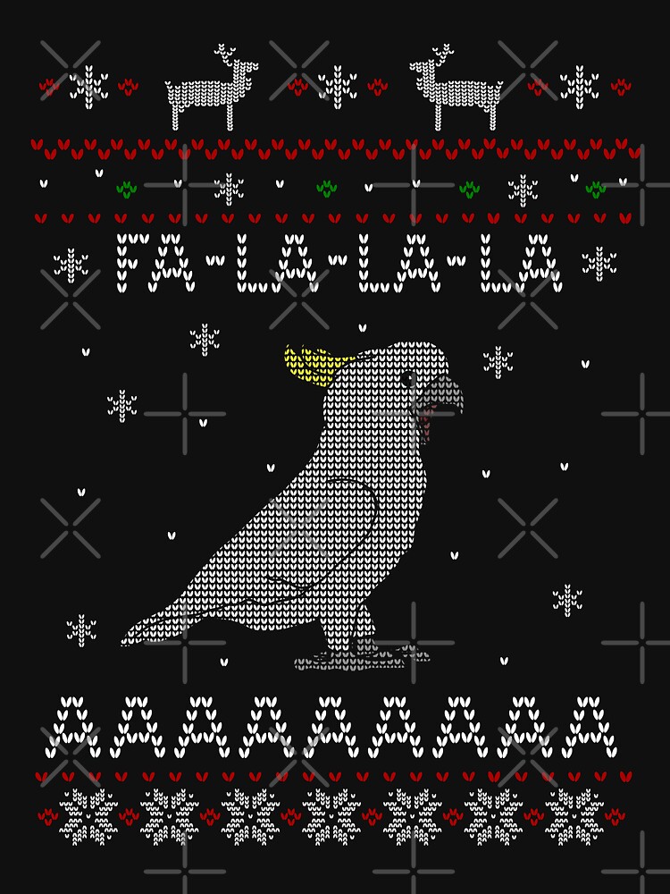 FA LA LA Ugly Christmas Sulphur Cockatoo