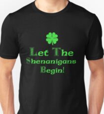St Patrick's Day Shenanigans Irish Unisex T-Shirt