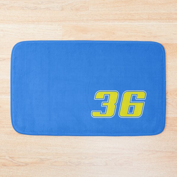 Item preview, Moto GP racing Championship Spanish rider number 36 blue and Yellow designed and sold by FrenchsTuck.