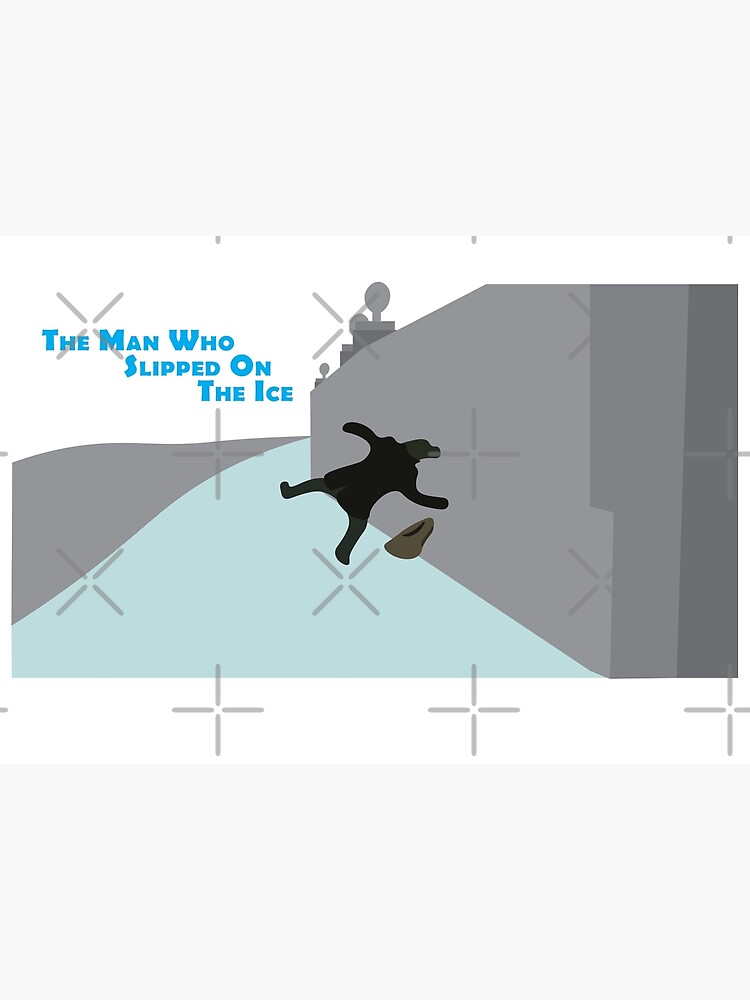 The man who slipped on the ice live on RTE