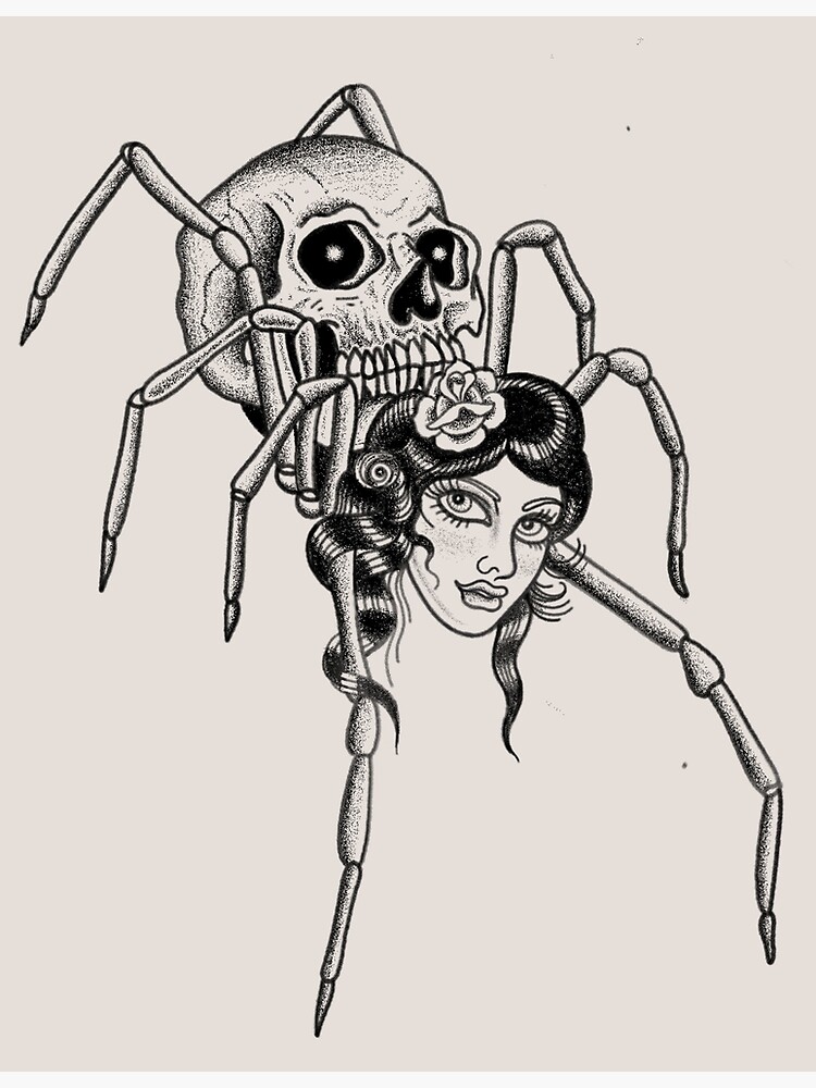 Disover Arachnid Lady Premium Matte Vertical Poster