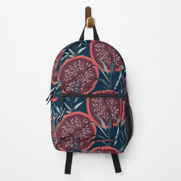 Item preview, Pomegranate fruit vegan watercolor print designed and sold by Milatoo.