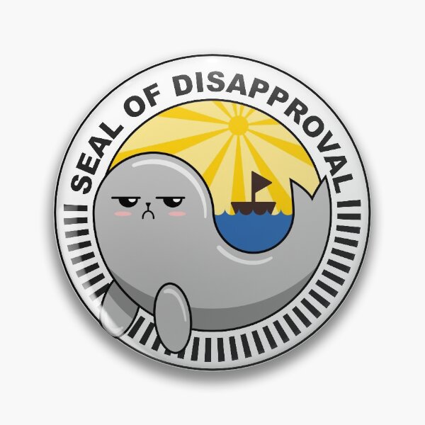 Item preview, Seal Of Disapproval Stamp designed and sold by ProjecTees.