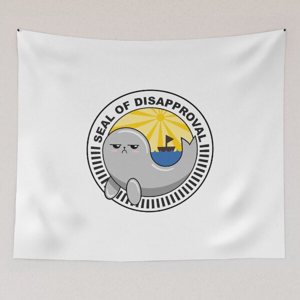 Item preview, Seal Of Disapproval Stamp designed and sold by ProjecTees.