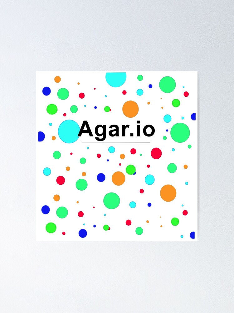 Agar.io  Poster for Sale by MiE Designs