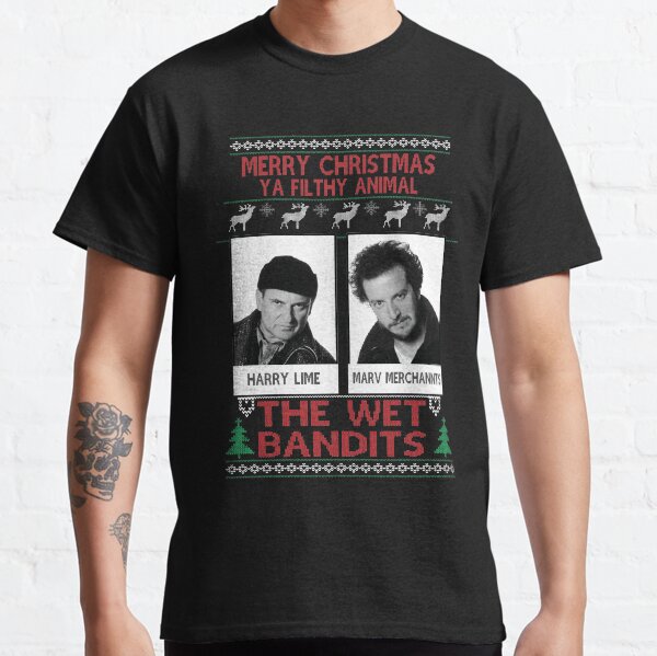 merry christmas you filthy animal-the wet bandits Classic T-Shirt