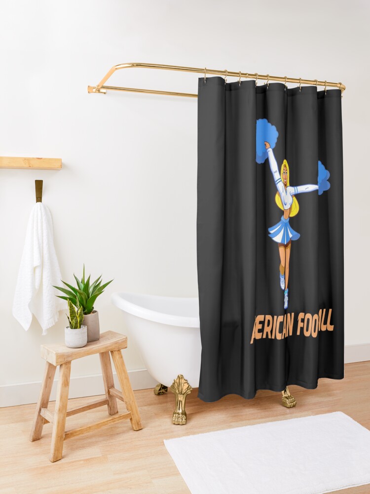 More discount price Ameican football band house players Shower Curtain CS-WK5C21YM