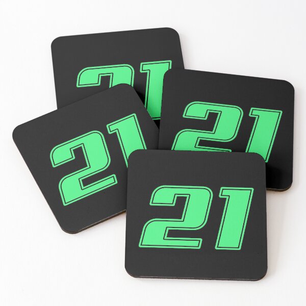 Item preview, Moto GP racing Championship Italian rider number 21 green and black designed and sold by FrenchsTuck.