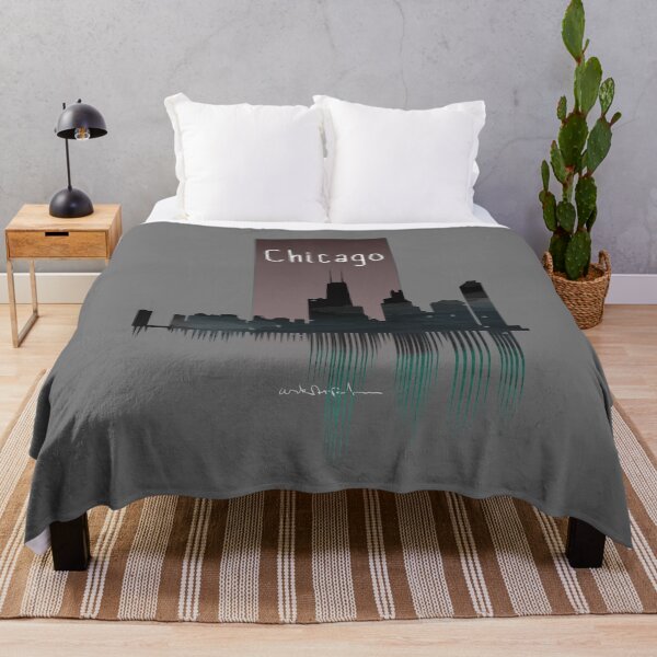 Item preview, Chicago - Watercolor City Skyline designed and sold by uskARpT.