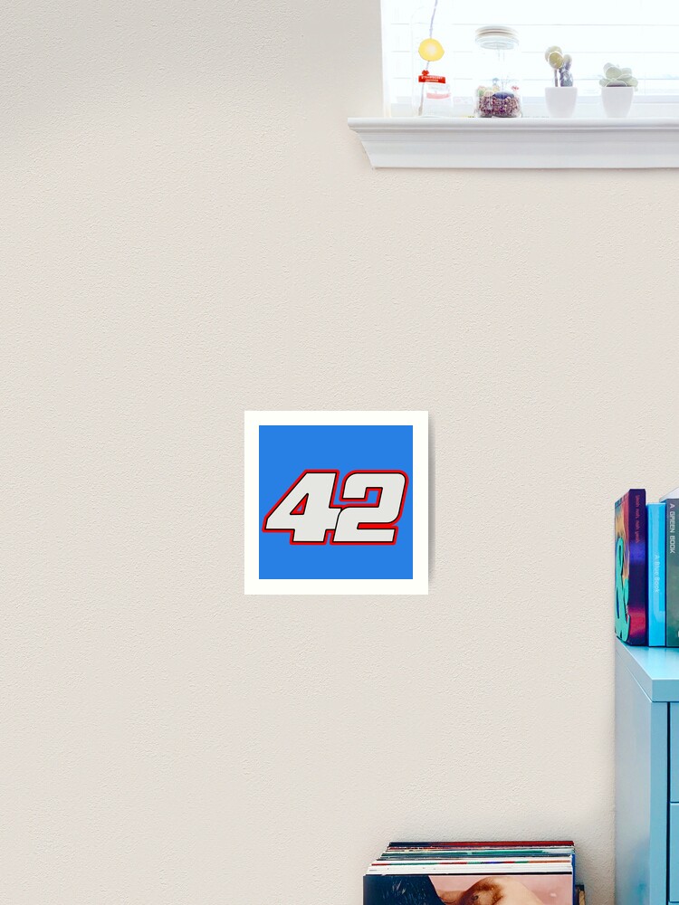 Moto GP racing Championship Spanish rider number 42 grey, red and black  Sticker by FrenchsTuck