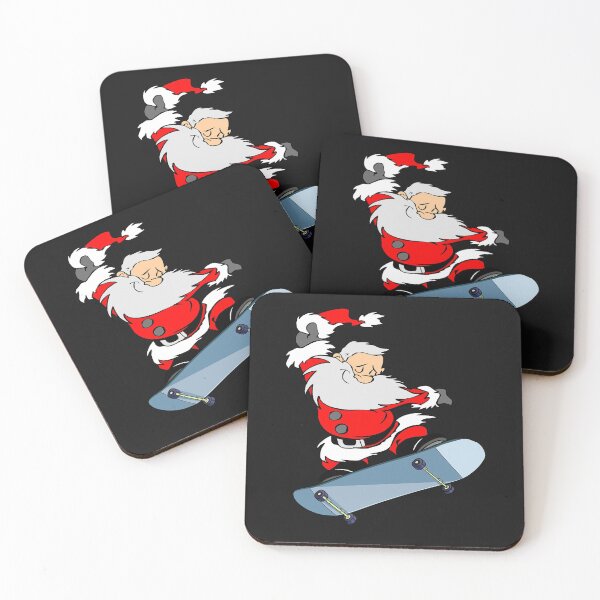 Item preview, Christmas Skateboarding Santa designed and sold by thersant.