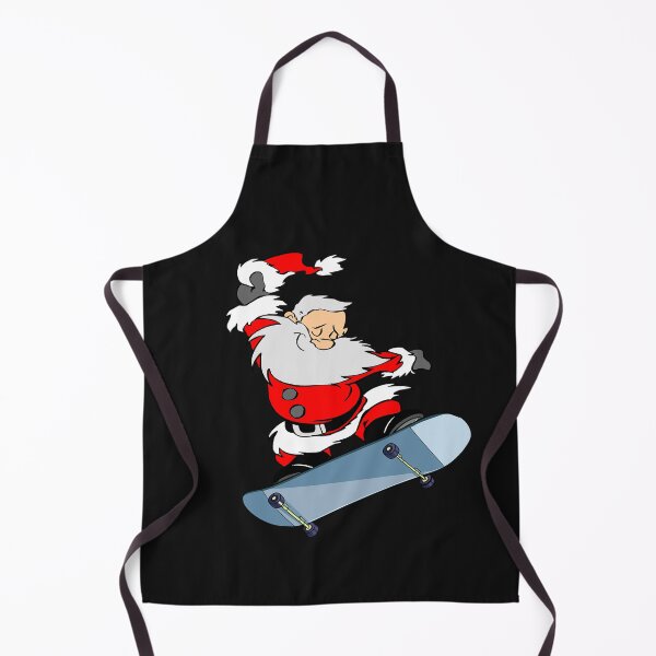 Aperçu de l'œuvre Noël Skateboarding Santa créée et vendue par thersant.