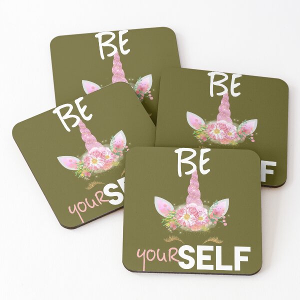 Item preview, be yourself unicorn, gift for mom, gift for girlfriend, girls gift designed and sold by Castore design.