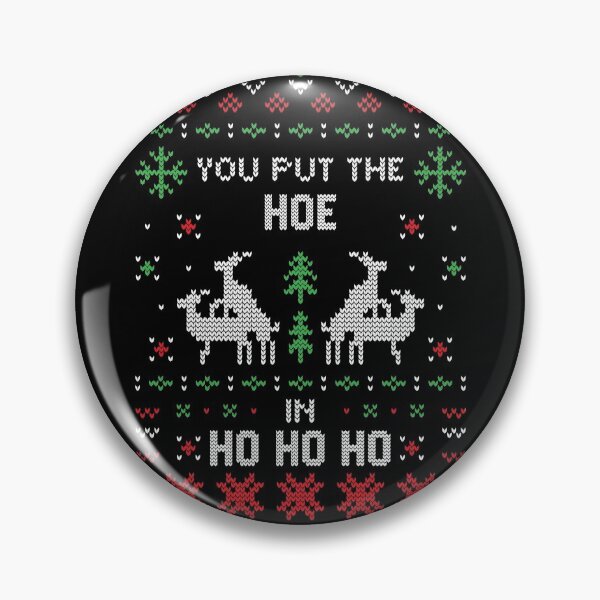 Item preview, Hoe Ugly Christmas Design designed and sold by supermara.