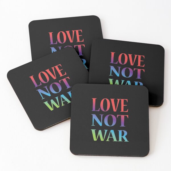 Item preview, Inspirational Peaceful and love Quote, love not war designed and sold by MissDewi.
