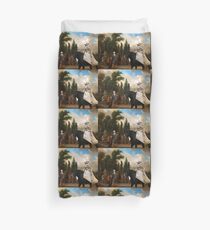 Whippet Art Canvas Print - Die galante Escort Bettbezug