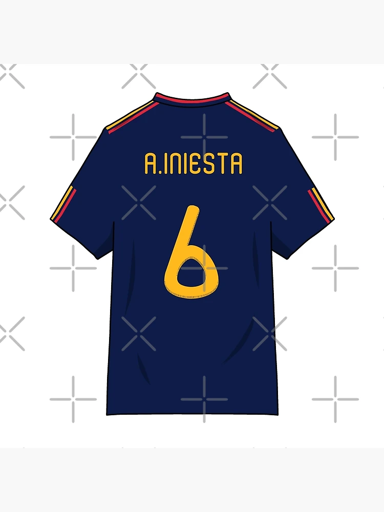 Andres Iniesta World Cup 2010 Jersey | Art Board Print