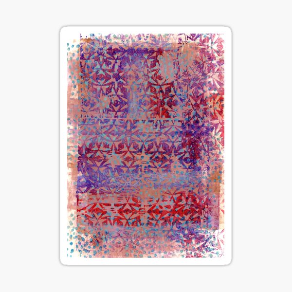 Starry Pinky Purple reds Sticker