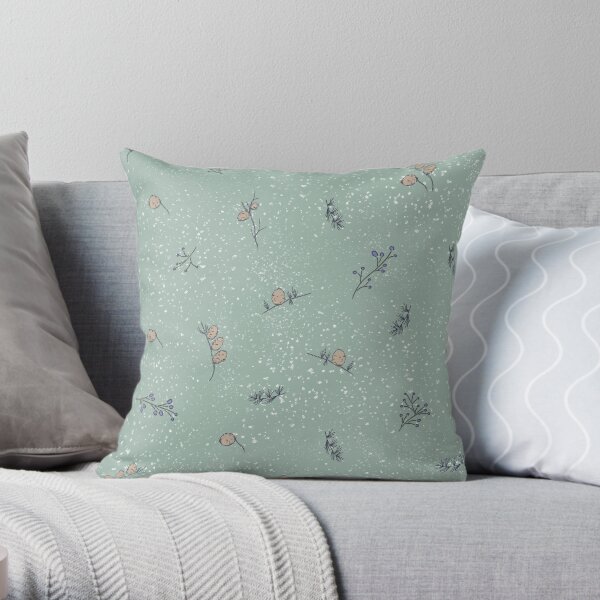 Winter fruits Throw Pillow