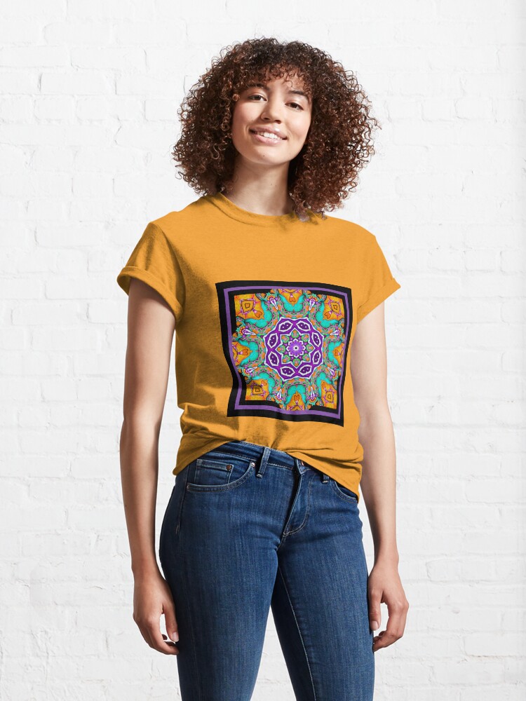 Alternate view of Little Kitties in the Garden Classic T-Shirt