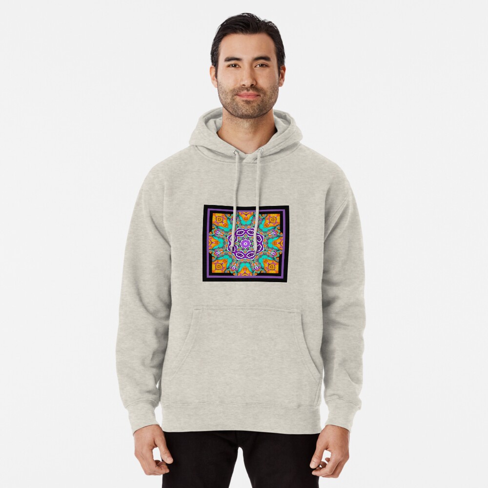 Little Kitties in the Garden Pullover Hoodie