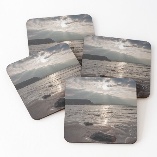 Item preview, lahinch beach with the cliffs of moher in the distance designed and sold by Nollaig Ó Mórdha  Up The Banner Photography.
