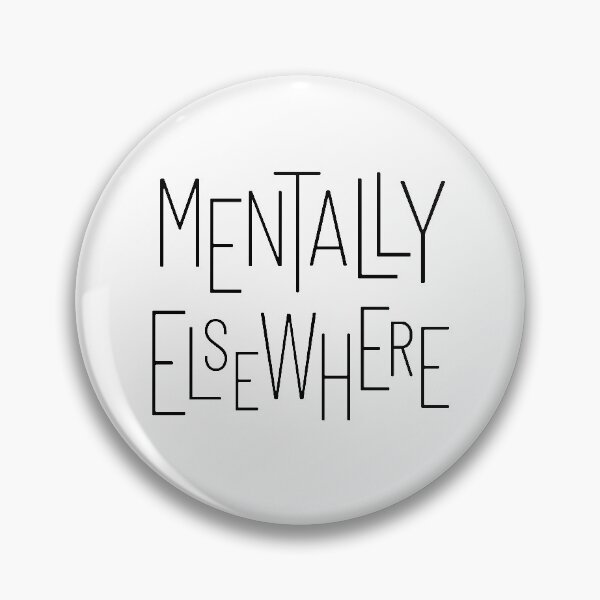 Item preview, Mentally elsewhere designed and sold by Zagach Letters.