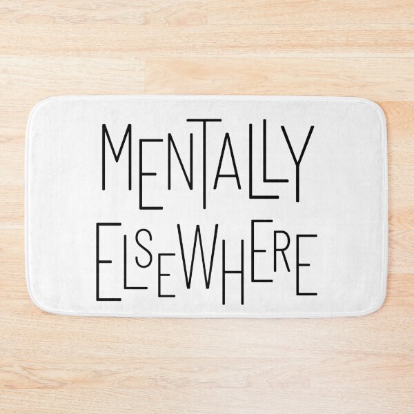Item preview, Mentally elsewhere designed and sold by Zagach Letters.