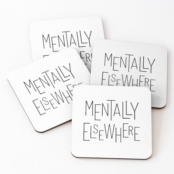 Item preview, Mentally elsewhere designed and sold by Zagach Letters.
