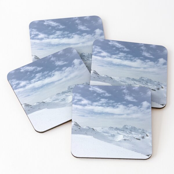 Item preview, Winter Mountain View | Top of the mountain view: clear sky, snow and mountains designed and sold by TatianaLG.