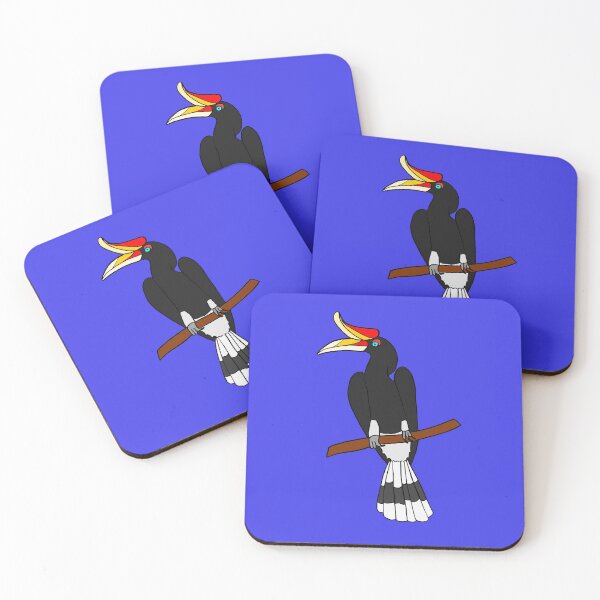 Item preview, Rhinoceros hornbill tropical bird designed and sold by Rockmonkey.