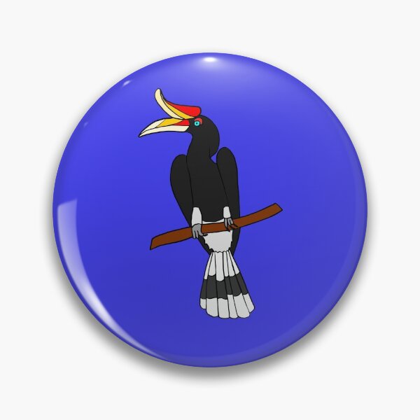 Item preview, Rhinoceros hornbill tropical bird designed and sold by Rockmonkey.
