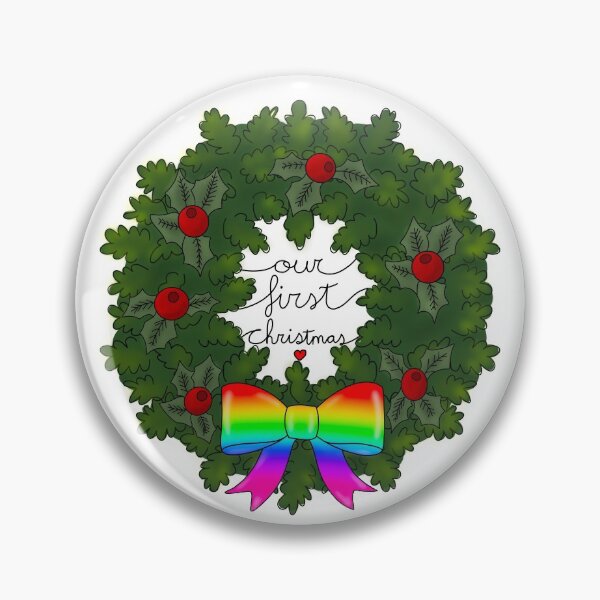Item preview, Lovely Christmas Wreath our first christmas rainbow designed and sold by Soyscrafts.