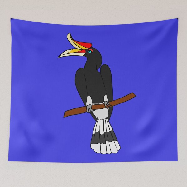 Item preview, Rhinoceros hornbill tropical bird designed and sold by Rockmonkey.