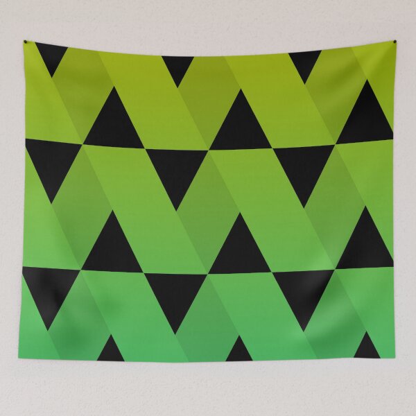 Item preview, Mid Century Green Yellow and Black Pattern Design 293 designed and sold by Artnigel.